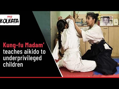 'Kung-fu Madam' teaches aikido to underprivileged children