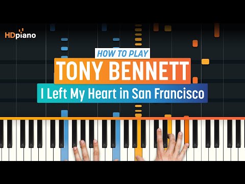 I Left My Heart in San Francisco - Tony Bennett piano tutorial