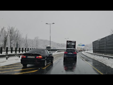 Autostrada Lugoj-Deva, blocaj la ieșirea de la Holdea spre Timișoara