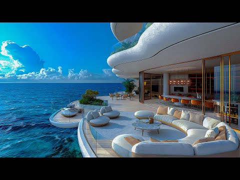 Gentle Jazz At The Luxury Cruise Ship In The Morning - A New Day With Lots Of Energy & Jazz Melodies