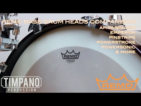 ULTIMATE Remo Bass Drum Head Comparison - Timpano Percussion