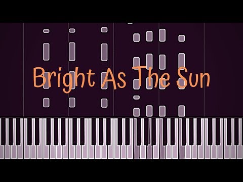 Bright As The Sun - Hillsong Worship [Piano Tutorial]
