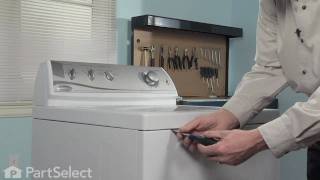 Washer Repair: Replacing the Lid Hinge Pin (Whirlpool Part #35-2045)