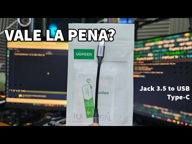 Vídeo relacionado con UGREEN Adaptador de Audio USB a Jack 3,5 mm Tarjeta de Sonido Externa Soporta 24bit 96KHz para Auriculares y Micrófono Compatible con PC Macbook Switch PS4/5 25CM