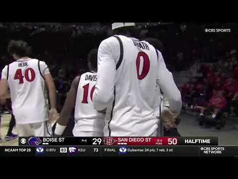 HIGHLIGHTS: Boise State at San Diego State Men's Basketball 1/3/26