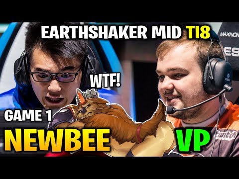 NEWBEE vs VP TI8 - EARTHSHAKER MIDLANE WTF - THE INTERNATIONAL 2018