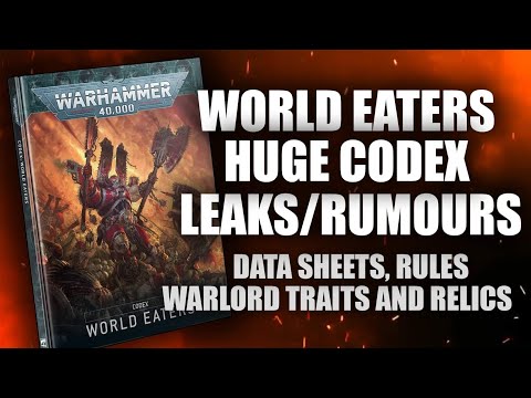 HUGE World Eaters Codex Leaks/Rumours