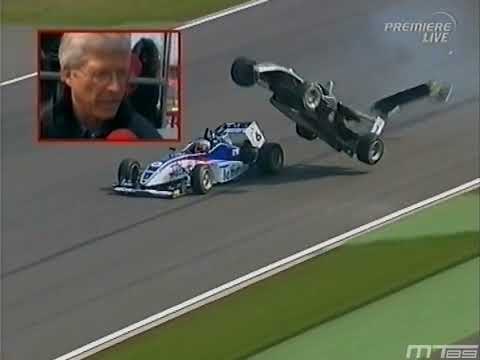 MT89 Formula3 Euroseries 2005 Hockenheim Race1 Di Grassi Crash LIVE