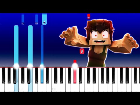 Dario D'aversa - Zombie Girl - EPIC Minecraft Piano Tutorial