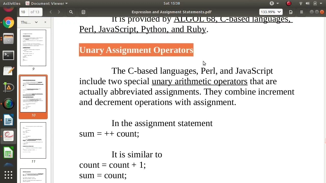 Module-2 Assignment Statement- Programming Paradigm KTU