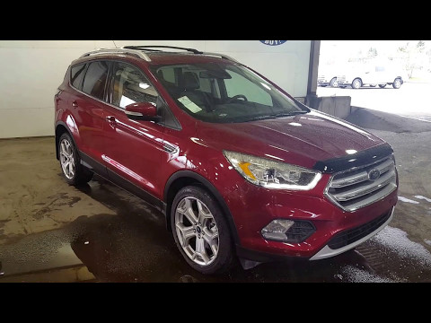 Red 2017 Ford Escape Titanium 4WD Review Prince George BC - Prince George Motors