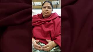 Patient Sarabjit Kaur Underwent Laparoscopic Hysterectomy At Radiance Hospital