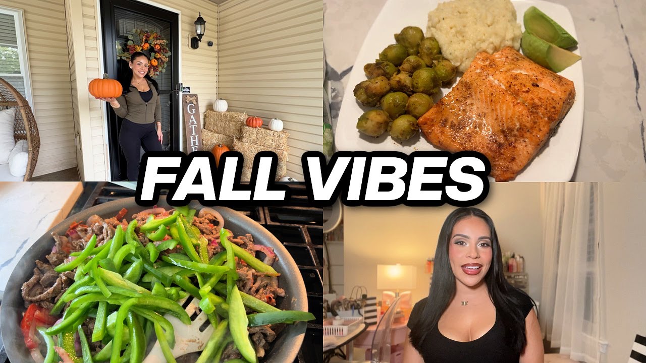 A Cozy Fall Week: Meals, Makeup, Decorating & Gardening 🍂