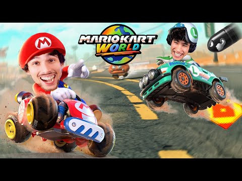 MARIO KART WORLD MULTIPLAYER!!