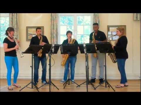 Schwarzer Tänzer - sax quintet