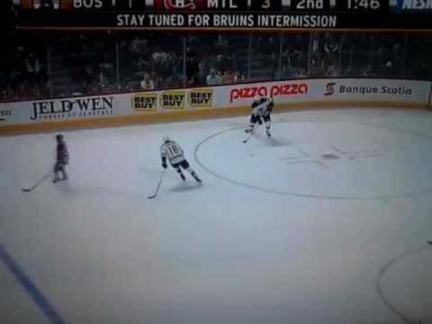 Tuuka Rask Amazing Breakaway save Bruins vs Habs 10/29/2011