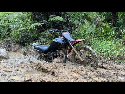 I WENT ON THE MINELA TRAIL ALONE WITH THE CG AND IT WENT BAD, I GOT IT STUCK.