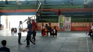 preview picture of video 'ARNIS BTAD john michael duran(blue armor) arnis labanan at gensan from　BTAD..gold medalist..'