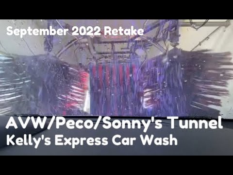 AVW/Peco/Sonny's Tunnel - Kelly's Express Car Wash, Sacramento CA. September 2022 Retake.
