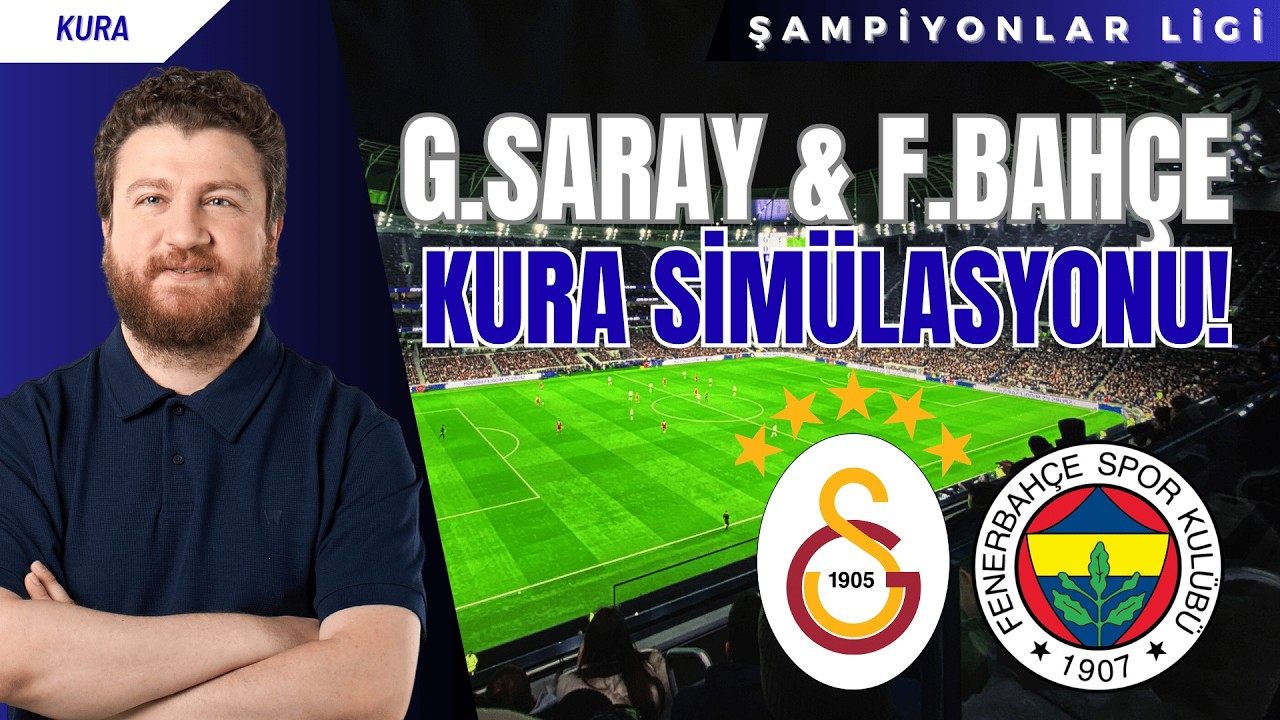 Galatasaray ve Fenerbahçe Şampiyonlar Ligi Kura Simülasyonu... Kimler Gelebilir, Kimler Gelsin?