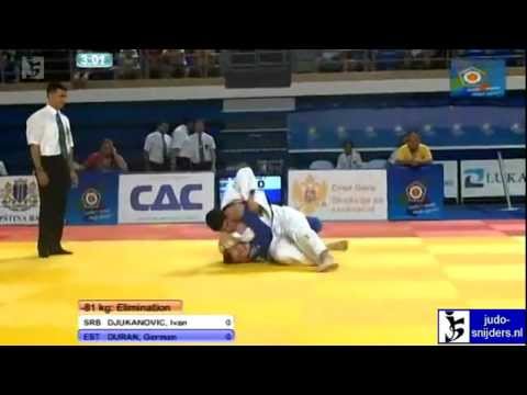 Judo 2012 European Championships Cadets Bar: Djukanovic (SRB) - Duran (EST) [-81kg]