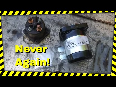 Replacing the glow plug relay (solenoid) on a 7.3 ford powerstroke.