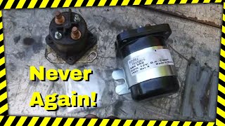 Replacing the glow plug relay (solenoid) on a 7.3 ford powerstroke.