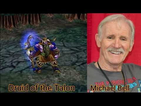 Character and Voice Actor -  Warcraft 3 Frozen Throne - Druid of the Talon - Michael Bell