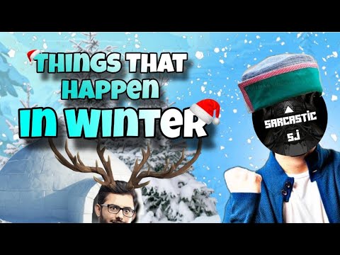 Things That Happens in winter FT. पहाड़ी😂😂 || Every winter season ever🥶🥶 ||SJ||