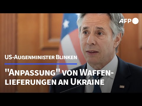 Blinken stellt "Anpassung" westlicher Waffenlieferungen an die Ukraine in Aussicht | AFP