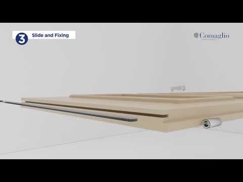 Видео автопорог дверной Comaglio 422/800