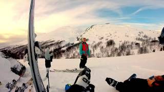 preview picture of video 'Oppdal Skiing. Gopro'