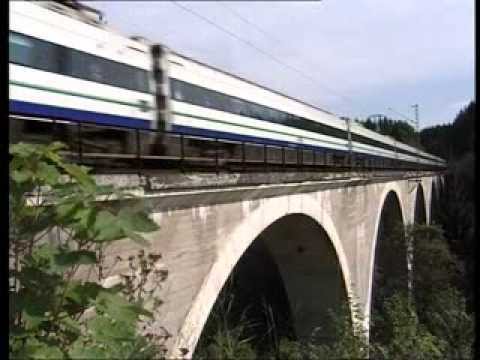 Lötschberg tunnel in Switzerland