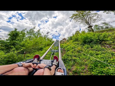 SkyLand Ranch Roller Coaster - Pigeon Forge's Newest Mountain Coaster