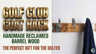 The Ultimate Golf Club Coat Rack: Perfect Home Decor & Gift for Golfers! ⛳️