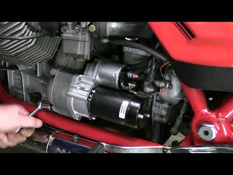 Moto Guzzi Starter Motor Refit