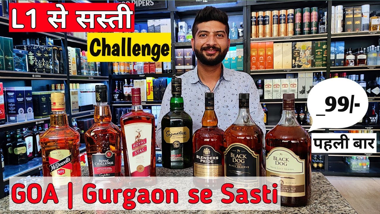 Watch video Cheapest Liquor Prices In India | The Whiskeypedia Now Cheapest Liquor Prices In India | The Whiskeypedia