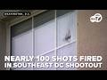 Nearly 100 shots fired in Southeast DC shootout