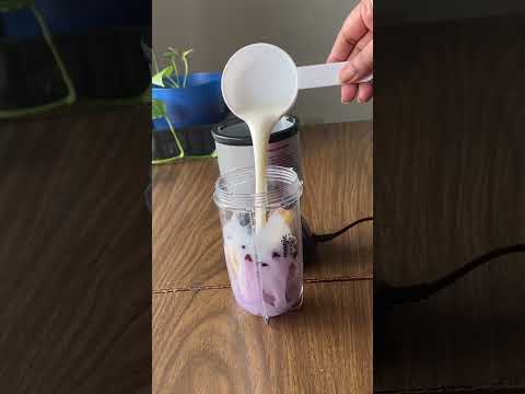 Blueberry Banana Smoothie #trending #food #shorts #foodie #tamil #easy #breakfast #cold #healthy