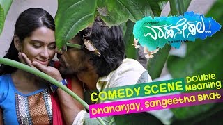 Dhananjay tries to get a Kiss From Sangeetha Comed