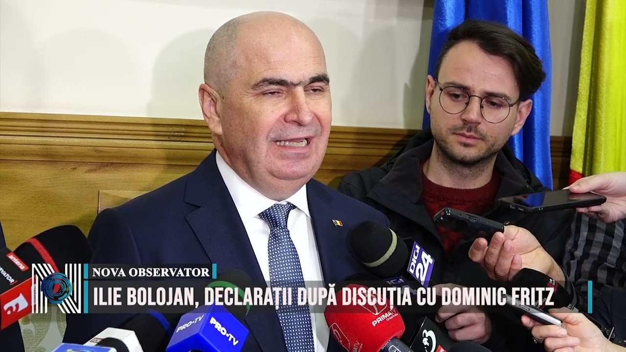 Ilie Bolojan, declarații după discuția cu Dominic Fritz
