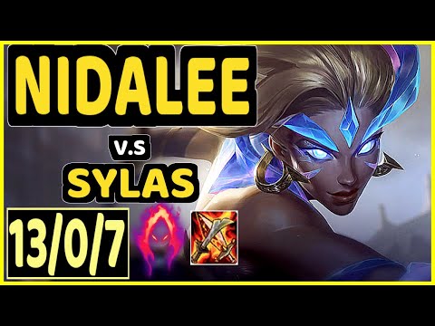 REVOLTA (NIDALEE) vs SYLAS - 13/0/7 KDA JUNGLE CHALLENGER GAMEPLAY - BR