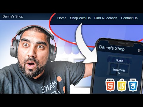 Responsive Navbar Tutorial Super Easy Using Html Css And Javascript