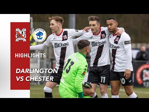 Darlington 2-1 Chester - National League North - 2021/22