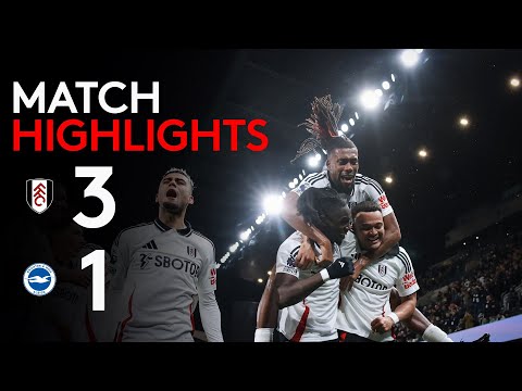 HIGHLIGHTS | Fulham 3-1 Brighton | Iwobi Double Sends Us Sixth 🙌
