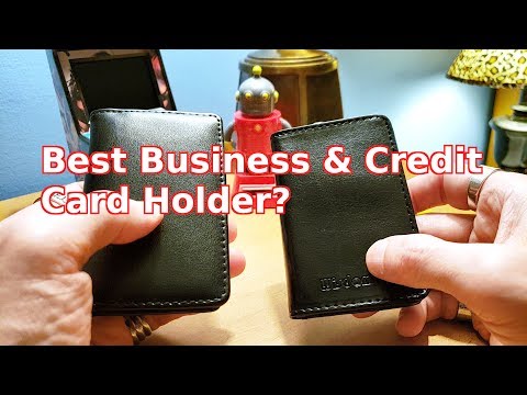 Best Business ID Credit Card Money Leather Case Holder: Samill vs Wisdompro Review 💳