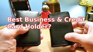 Best Business ID Credit Card Money Leather Case Holder: Samill vs Wisdompro Review 💳