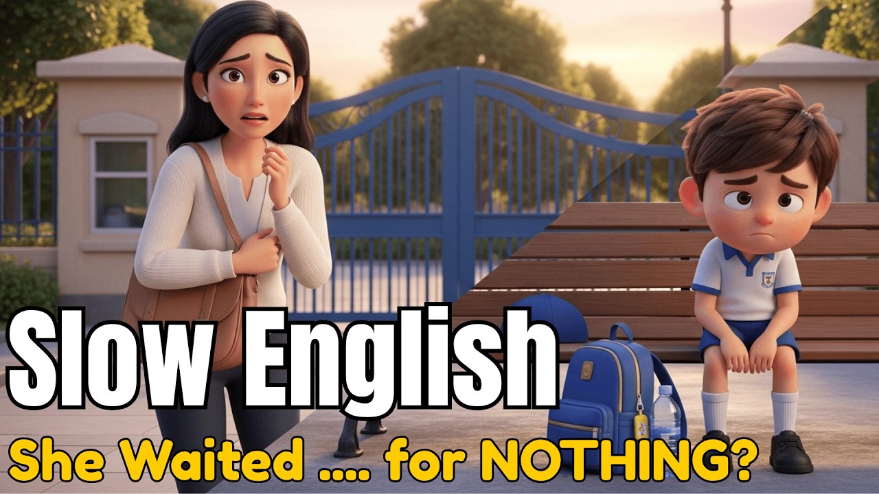 Why She Waited 2 Hours for NOTHING? Slow English Story for Beginner | English Levels A1-A2 ✔