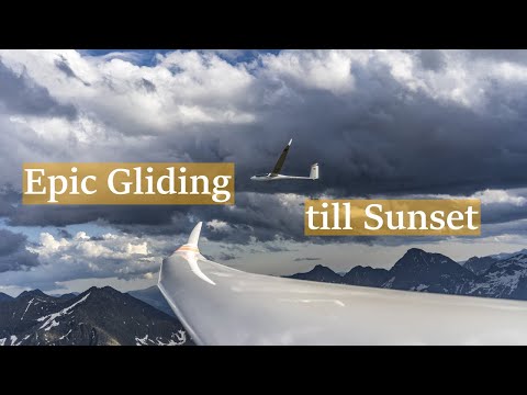 Epic Gliding till Sunset in the Austrian Alps!