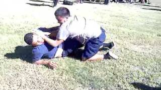 Big guys fighting haha